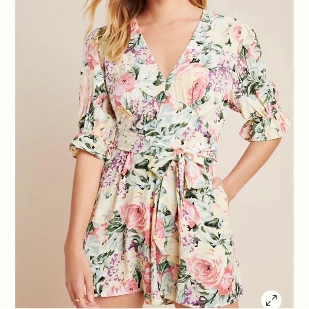Faithfull the Brand ANA Vintage Floral Romper
